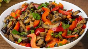 Я влюбилась в этот Салат! Хрустящие баклажаны как в Ресторане! Вкусно! Даже без Мяса