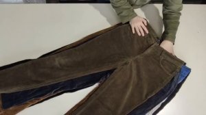 Лот 1437 Брюки Вельвет мж Германия ЭКСТРА 1190ркг 10кг 19ед