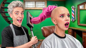 Сумасшедшие  ПРИЧЕСКИ  Челлендж  !  ＊ПАРИКМАХЕРСКАЯ  А4＊