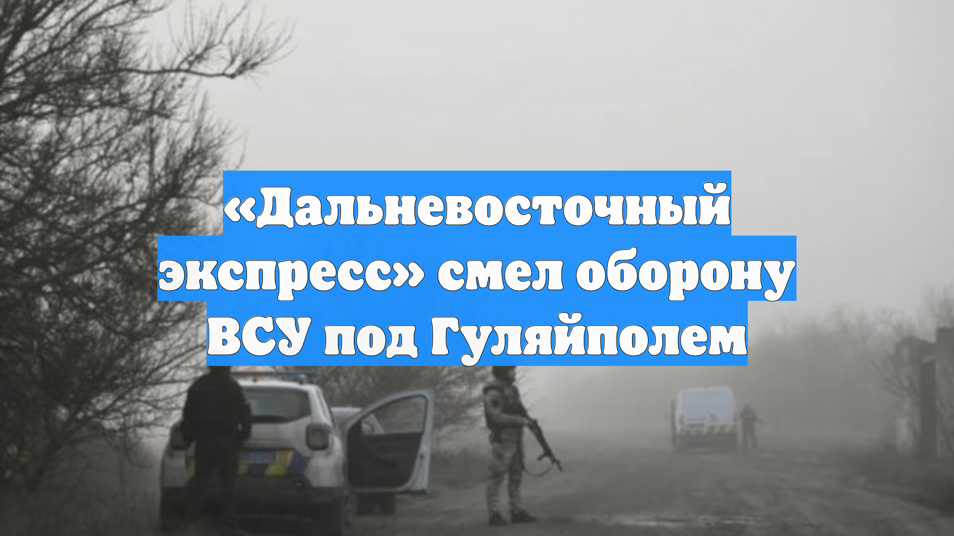 «Дальневосточный экспресс» смел оборону ВСУ под Гуляйполем