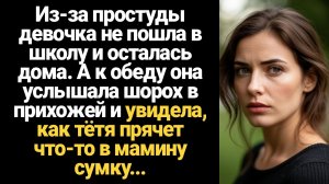 ИСТОРИЯ ИЗ ЖИЗНИ/Девочка осталась дома и увидела, как вошла тётя и что-то подложила в мамину сумку