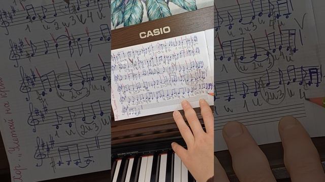 Разбор ритмического рисунка 4 предложения хора "Улетай на крыльях ветра " смотреть онлайн