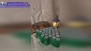 Адвент-календарь в виде елки из втулок