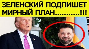 Сенсация : Украина принимает план Трампа — раскрыты детали!