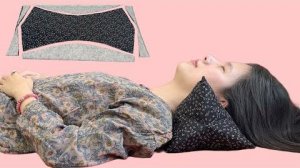 Подушка для поддержки шеи своими руками