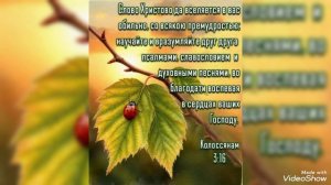 Благодарные молитвы создают твёрдое основание.