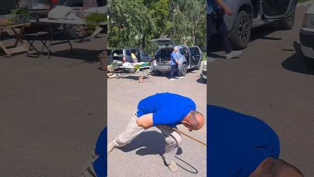 Сгибание рифленной армы 14 й грани 16 мм  о голову!