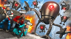 ОМНИДРОИДЫ АТАКУЮТ ГОРОД! УГАР И БЕЗУМИЕ В Garry`s Mod