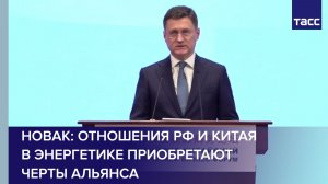 Новак: отношения РФ и Китая в энергетике приобретают черты альянса