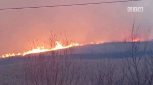 В Хасанском округе произошло сразу два серьезных возгорания сухой растительности