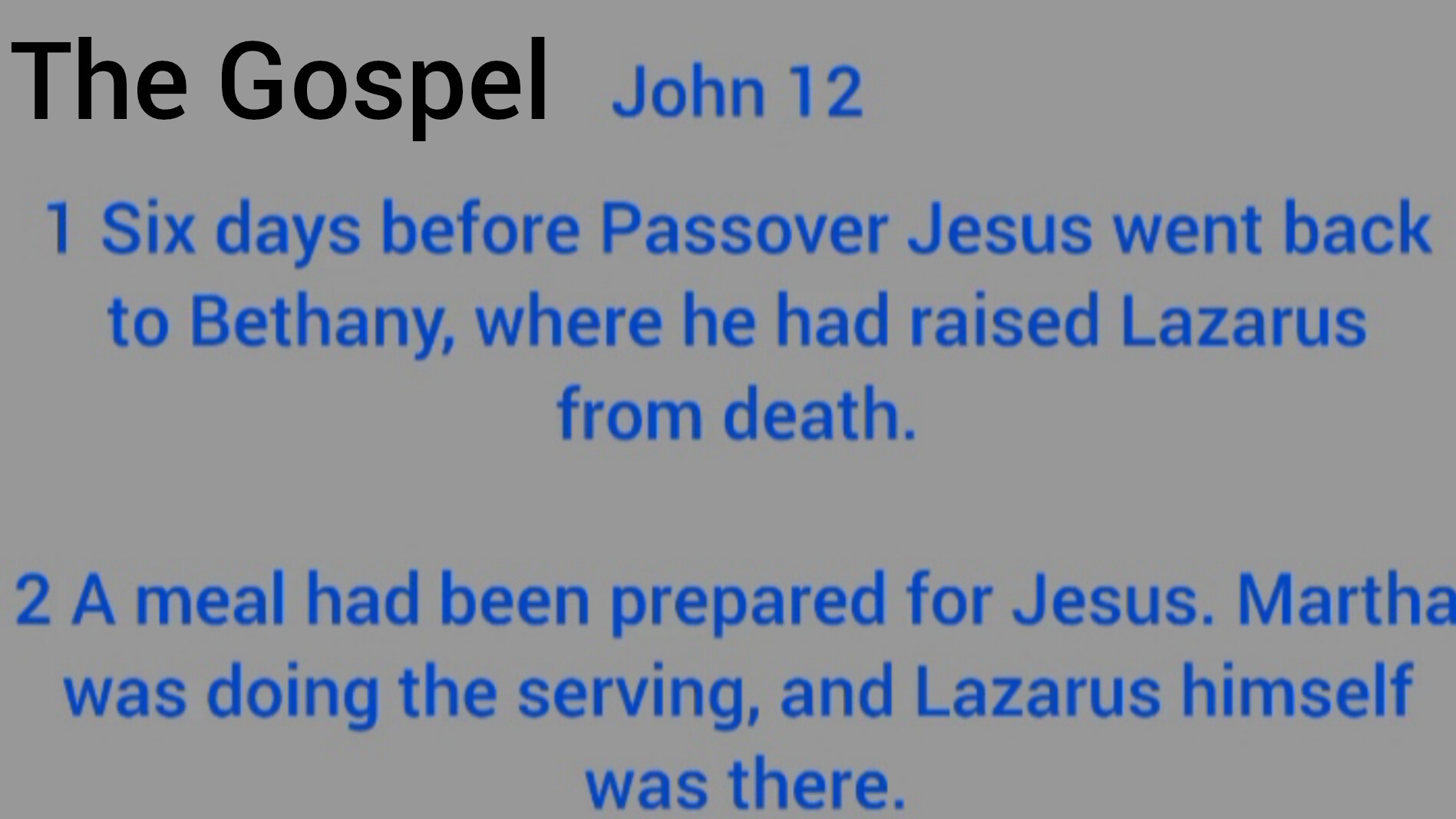 The Gospel _ John 12 - Contemporary English Version (Anglicised) 2012. Audiobook.