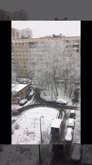 Санкт-Петербург. 24.11.2025.Мокрый снег, налипание на дорогах. Красота! МЧС предупредил. Эпизод 7
