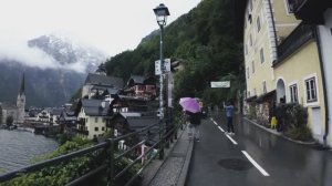 Гальштат, Австрия 🇦🇹 Пешеходная экскурсия в дождливую погоду - Самая красивая деревня