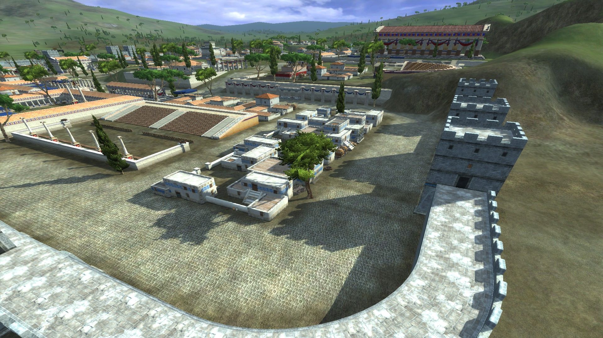 Греческий город