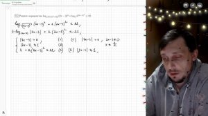 Вариант №21 Неравенство (задание №15) из Ященко 50 вариантов 2026 ЕГЭ профиль по математике.