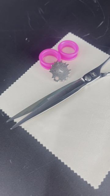 Ножницы для груминга 7.0 для левшей шанкофилеры изогнутые