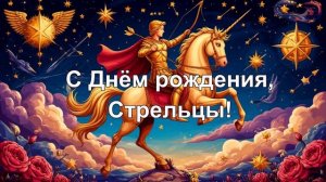 С Днём рождения, Стрельцы🎆🎇🎯🎵