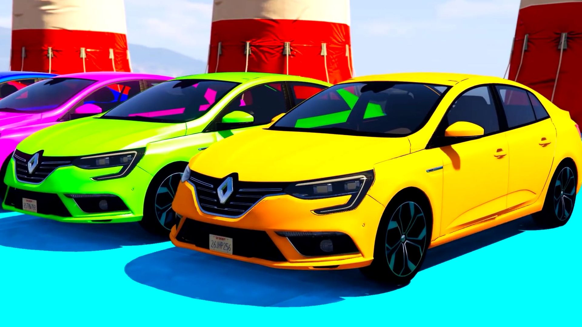 Мультики про цветные машинки для детей с Человеком-пауком. Мультфильмы про машинки с супергероями.