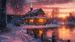 ЗИМНЯЯ УСПОКАИВАЮЩАЯ МУЗЫКА ДЛЯ СНА 🎵 МЕДИТАТИВНАЯ РАССЛАБЛЯЮЩАЯ МУЗЫКА ДЛЯ ДУШИ НА ЗАКАТЕ ДНЯ