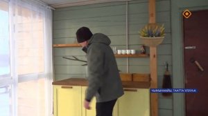 Бэйэ дьарыктаах уус Петр Колодезников үлэтэ.