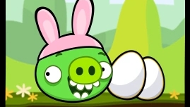 Angry Birds Seasons (2010) #5 Пасхальные яйца. Прохождение без комментариев