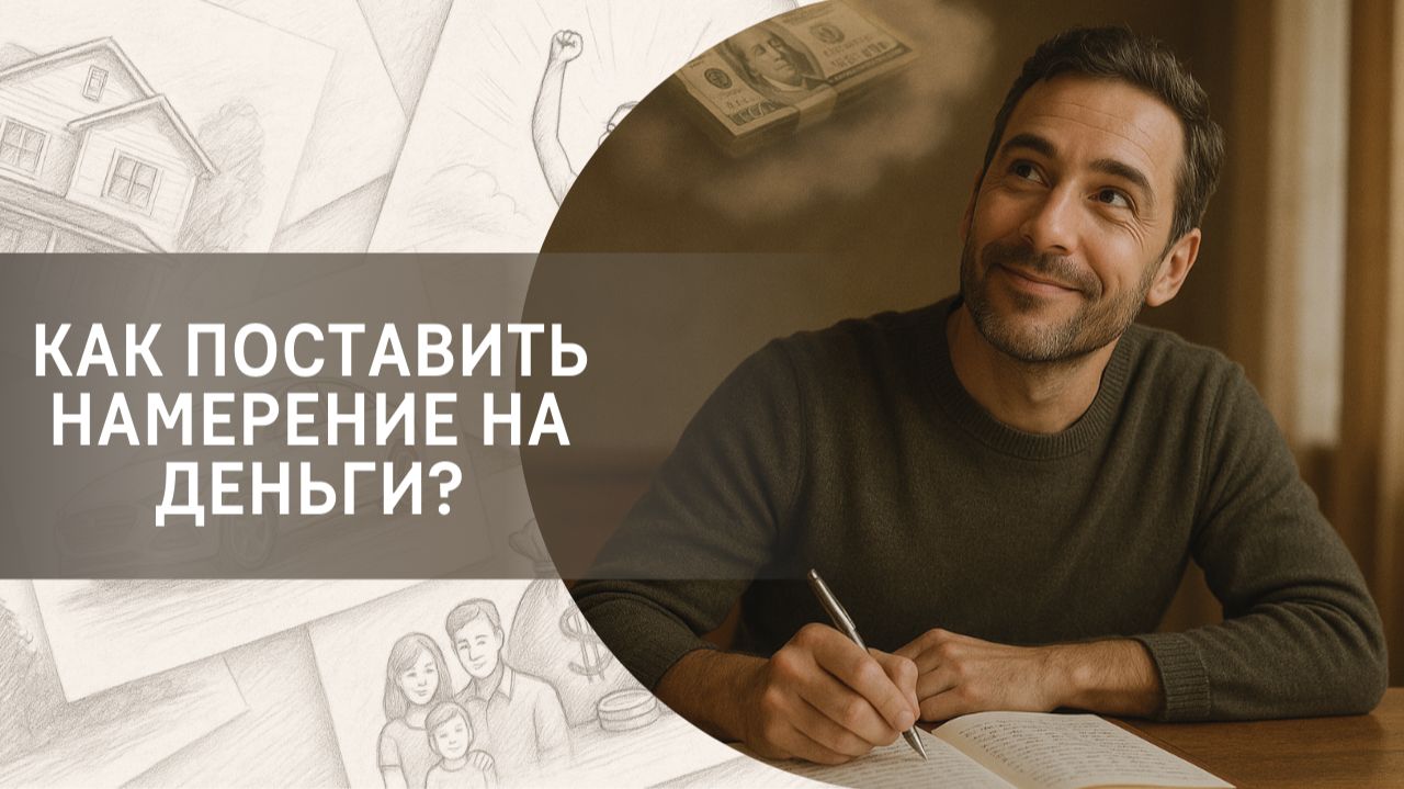 Как поставить намерение на деньги?