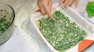 🥬🧀 СПАНАКОПИТА - греческий пирог со шпинатом
