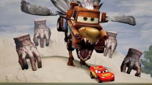 Эпический побег от Молнии Маккуина, Пожирателя iPhone16, Пожирателя Матерей и Существа