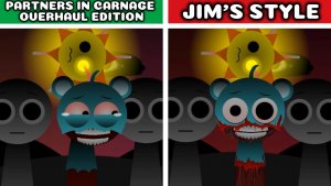 SPRUNKI: PARTNERS IN CARNAGE OVERHAUL EDITION! ⚔️ ОРИГИНАЛ VS JIM'S STYLE — КТО ПОБЕДИТ? 🎧🔥👑