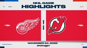 25.11.2025 | ОБЗОР МАТЧА | Нью-Джерси Дэвилз - Детройт Ред Уингз | Highlights