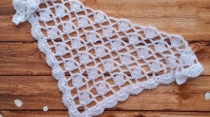 🍂МК Узор для шали крючком 🍂