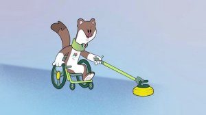 Milo e wheelchair curling