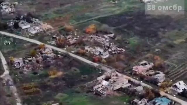 Освобождение н.п. Звановка бойцами 88 ОМСБр. Завершение тактического окружения Северска