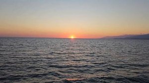 Закат на море