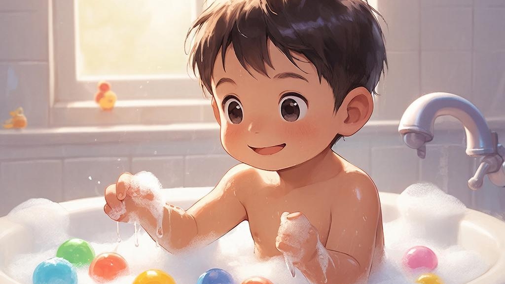 Детский мультфильм: Волшебное купание / Я водичку набераю, ребенок полюбит принимать ванну с песней