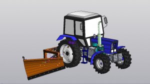 Проектирование бокового отвала на трактор МТЗ