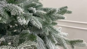 Искусственная ель АФРОДИТА, 120 см, заснеженная, хвоя 100% литая, АФР/ЗСН-120