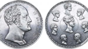 Аукцион 47. Лот 548 - 1 1/2 рубля 10 злотых 1836 года. П.У. "Семейный рубль". Новодел.