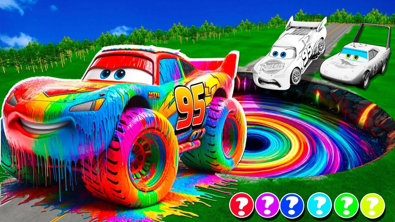 Машинки летают и прыгают! Развивающие мультики Машины помощники. Мультфильмы про машинки