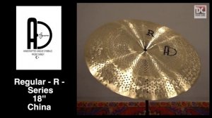 AGEAN CYMBALS REGULAR R LOW NOISE 18  CHINA
