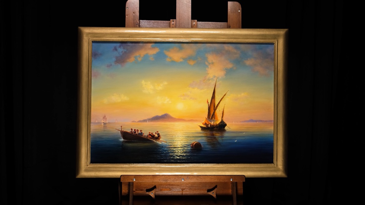 Иван Айвазовский «Неаполитанский залив» смотреть онлайн