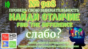 "Найди отличие" / "Spot the Difference" _ выпуск № 908