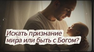 Искать признание или найти ценность в Боге