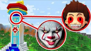 БАЗА ЩЕНЯЧИЙ ПАТРУЛЬ ЗАХВАЧЕНА РАЙДЕРОМ EXE И КЛОУНОМ ОНО ПЕННИВАЙЗОМ - БАНАНЧИК В МАЙНКРАФТ