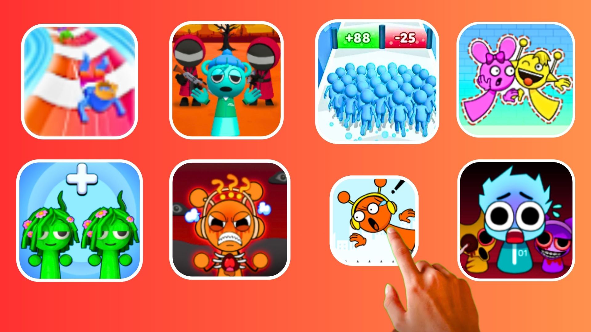 🌈Incredibox SPRUNKI Gameplay & Aquapark.io, Count Master смотреть онлайн