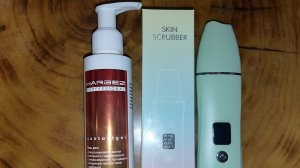 Ультразвуковой аппарат для чистки лица Skin scrubber / Обзор и тестирование / Салонная чистка лица