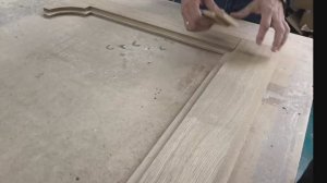 Кухонный гарнитур перед покраской на столярном производстве