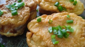 Ленивые пирожки из батона с картошкой. Бюджетный рецепт для тех кто не хочет возиться с тестом.