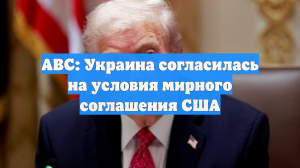 CBS: Киев согласился с планом США по урегулированию, но хочет уладить детали