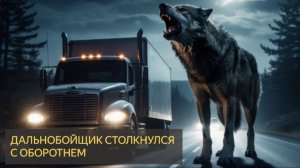 Дальнобойщик столкнулся с оборотнем (Страшная история)